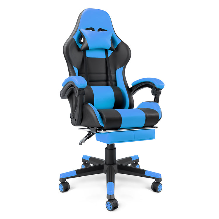 Reclining Rotary Leather Ergonomic Racing Gaming Chair