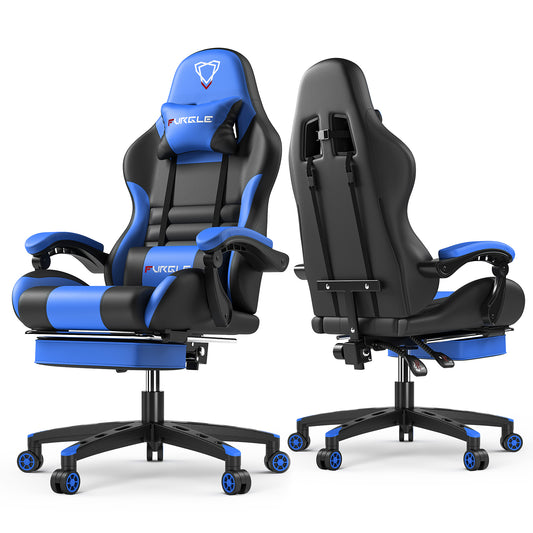 Reclining  Rotary  Leather Ergonomic Racing Gaming Chair