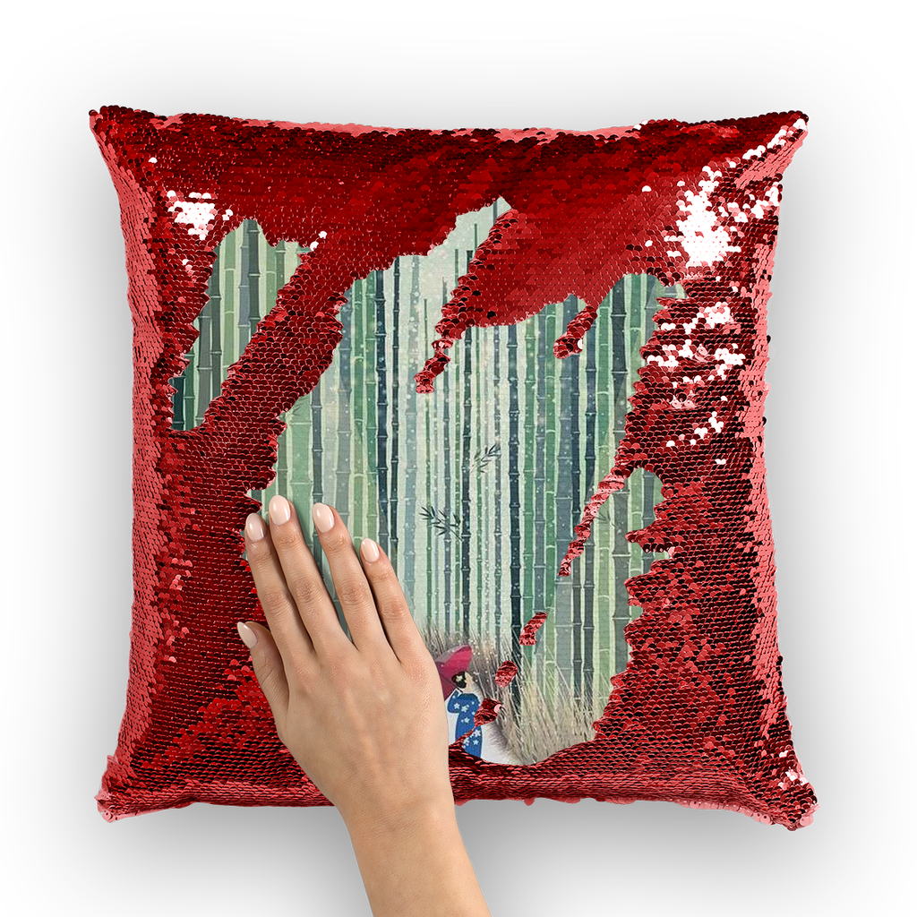 京都市 (Kyoto) Sequin Cushion Cover