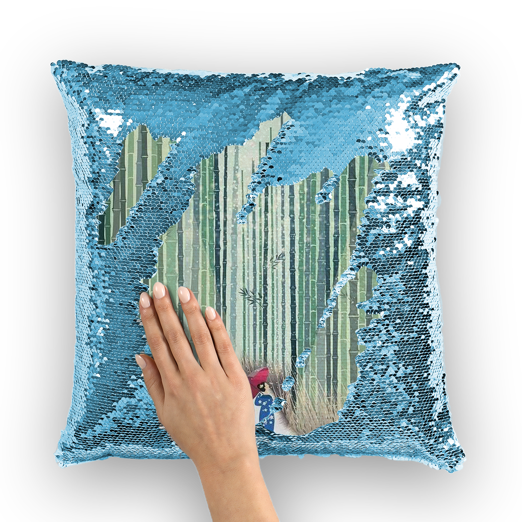 京都市 (Kyoto) Sequin Cushion Cover