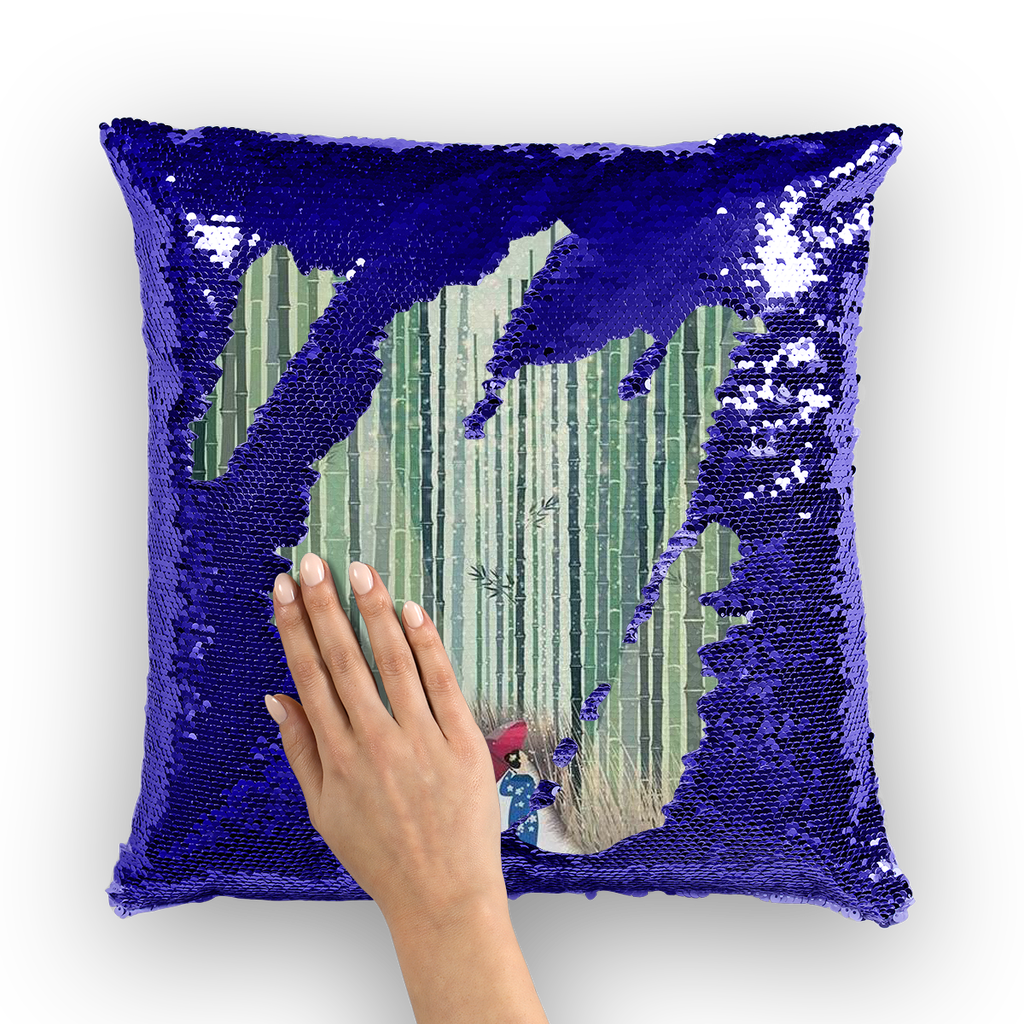 京都市 (Kyoto) Sequin Cushion Cover
